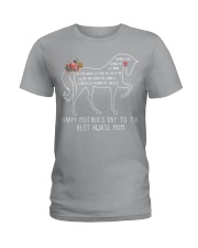HAPPY MOTHER'S DAY TO THE BEST HORSE MOM Ladies T-Shirt tile