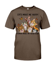 CATS MAKE ME HAPPY Classic T-Shirt tile