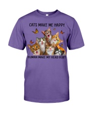 CATS MAKE ME HAPPY Premium Fit Mens Tee tile