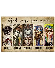 GOD SAYS YOU ARE 17x11 Poster front