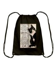 I AM YOUR CAT Drawstring Bag tile