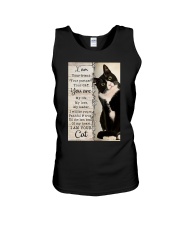 I AM YOUR CAT Unisex Tank tile