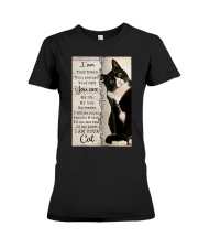 I AM YOUR CAT Premium Fit Ladies Tee tile