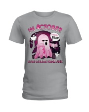 IN OCTOBER EVEN GHOST WEAR PINK Ladies T-Shirt tile