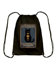 SALEM SANCTUARY FOR WAYWRD CATS Drawstring Bag tile
