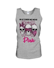 IN OCTOBER WE WEAR PINK Unisex Tank tile
