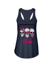 IN OCTOBER WE WEAR PINK Ladies Flowy Tank tile