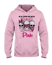 IN OCTOBER WE WEAR PINK Hooded Sweatshirt front