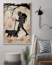 HIKING GIRL AND DOG - CUSTOM NAME 11x17 Poster lifestyle-poster-1