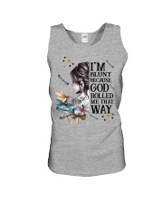 I'M BLUNT BECAUSE GOD ROLL ME THAT WAY Unisex Tank tile