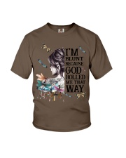 I'M BLUNT BECAUSE GOD ROLL ME THAT WAY Youth T-Shirt tile