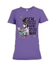I'M BLUNT BECAUSE GOD ROLL ME THAT WAY Premium Fit Ladies Tee tile