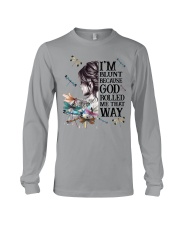 I'M BLUNT BECAUSE GOD ROLL ME THAT WAY Long Sleeve Tee tile