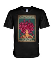 THEY WHISPERED TO HER V-Neck T-Shirt tile
