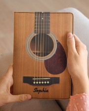 GUITAR NOTEBOOK - CUSTOM NAME Medium - Leather Notebook aos-medium-leather-notebook-lifestyle-front-04