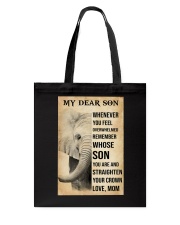 MY DEAR SON Tote Bag tile