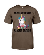 I BAKE SO I DON'T CHOKE PEOPLE Classic T-Shirt tile