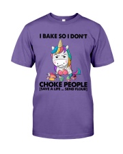 I BAKE SO I DON'T CHOKE PEOPLE Premium Fit Mens Tee tile