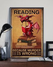 READING BECAUSE MURDER IS WRONG 11x17 Poster lifestyle-poster-2