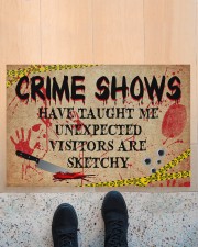 CRIME SHOWS Doormat 34" x 23" aos-doormat-34-x-23-lifestyle-front-10