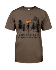 AND SHE RAN HAPPILY EVER AFTER Classic T-Shirt tile