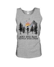 AND SHE RAN HAPPILY EVER AFTER Unisex Tank tile