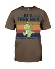 BE A TREE REX IN A FIELD OF CHRISTMAS TREES Classic T-Shirt tile