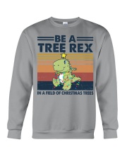 BE A TREE REX IN A FIELD OF CHRISTMAS TREES Crewneck Sweatshirt tile