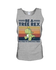 BE A TREE REX IN A FIELD OF CHRISTMAS TREES Unisex Tank tile