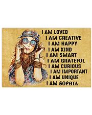 HIPPIE GIRL - I AM - CUSTOM NAME 24x16 Poster front