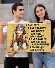 HIPPIE GIRL - I AM - CUSTOM NAME 24x16 Poster poster-landscape-24x16-lifestyle-21