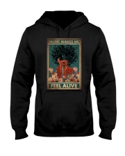 MUSIC MAKES ME FEEL ALIVE Hooded Sweatshirt tile