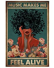 MUSIC MAKES ME FEEL ALIVE 11x17 Poster front