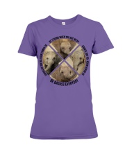 BE STRONG WHEN YOU ARE WEAK Premium Fit Ladies Tee tile