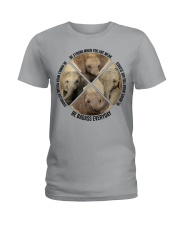 BE STRONG WHEN YOU ARE WEAK Ladies T-Shirt tile