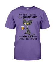 MY SPIRIT ANIMAL IS A GRUMPY CATS Premium Fit Mens Tee tile