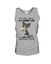 MY SPIRIT ANIMAL IS A GRUMPY CATS Unisex Tank tile