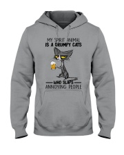 MY SPIRIT ANIMAL IS A GRUMPY CATS Hooded Sweatshirt tile