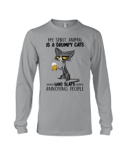 MY SPIRIT ANIMAL IS A GRUMPY CATS Long Sleeve Tee tile