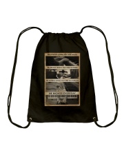 BE STRONG WHEN YOU ARE WEAK Drawstring Bag tile