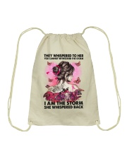 THEY WHISPER TO HER Drawstring Bag tile