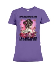 THEY WHISPER TO HER Premium Fit Ladies Tee tile