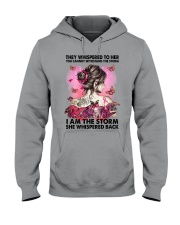 THEY WHISPER TO HER Hooded Sweatshirt tile