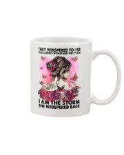THEY WHISPER TO HER Mug tile