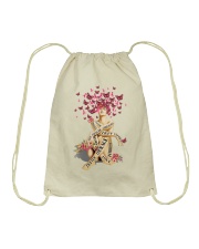 BREAST CANCER Drawstring Bag tile