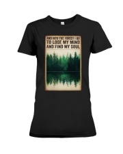 INTO THE FOREST I GO TO LOSE MY MIND Premium Fit Ladies Tee tile