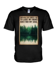 INTO THE FOREST I GO TO LOSE MY MIND V-Neck T-Shirt tile