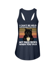 I CAN'T BE HELP Ladies Flowy Tank tile