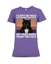 I CAN'T BE HELP Premium Fit Ladies Tee tile