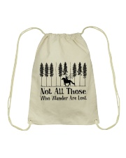 NOT ALL THOSE WHO WANDER ARE LOST Drawstring Bag tile